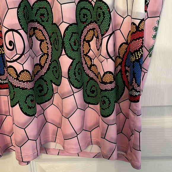 Isle Shift Dress art deco mosaic design Size Medium. - Picture 4 of 6